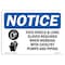 Signmission OSHA Sign, Face Shield & Long Gloves Required, 14in X 10in Rigid Plastic, 14" W, 10" H, Landscape OS-NS-P-1014-L-12378 - alternate 1